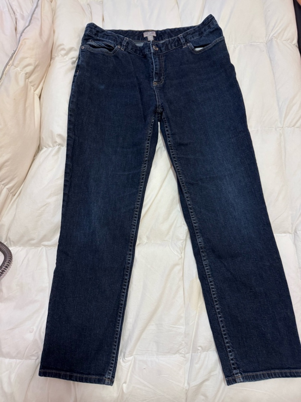 J. Jill Dark Blue Stretch Jeans - Petite 12